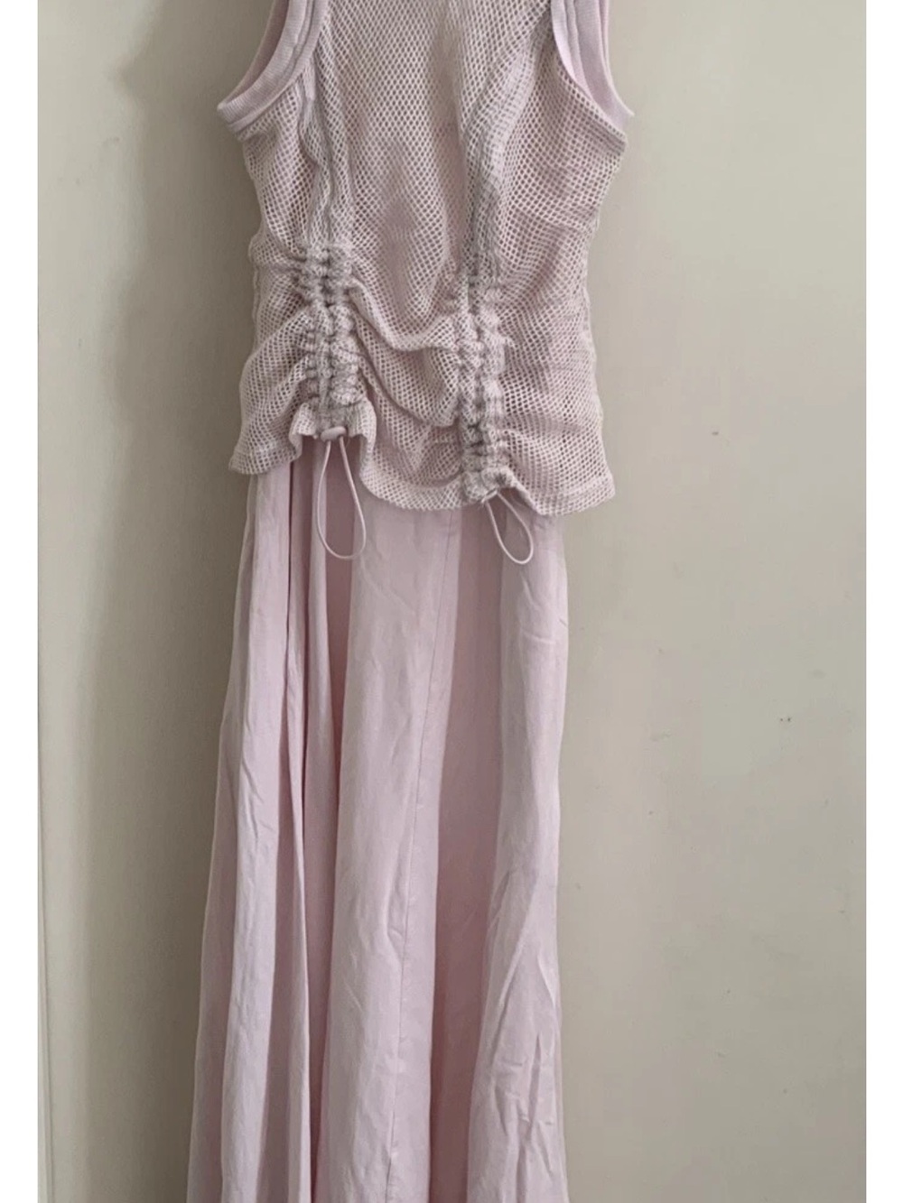 Daily practice Anthropologie Forward Line midi dress new NWT cotton pink XXS - Picture 5 of 12